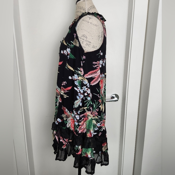 Floral Mini Ruffle Dress - Picture 4 of 10